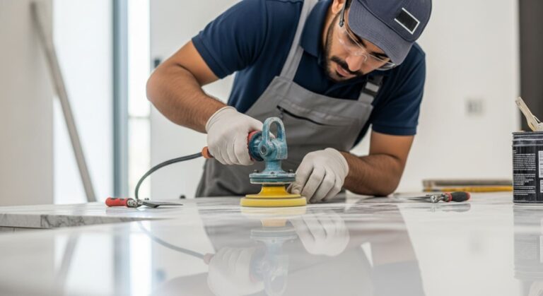 فني تركيب بلاط متداخل